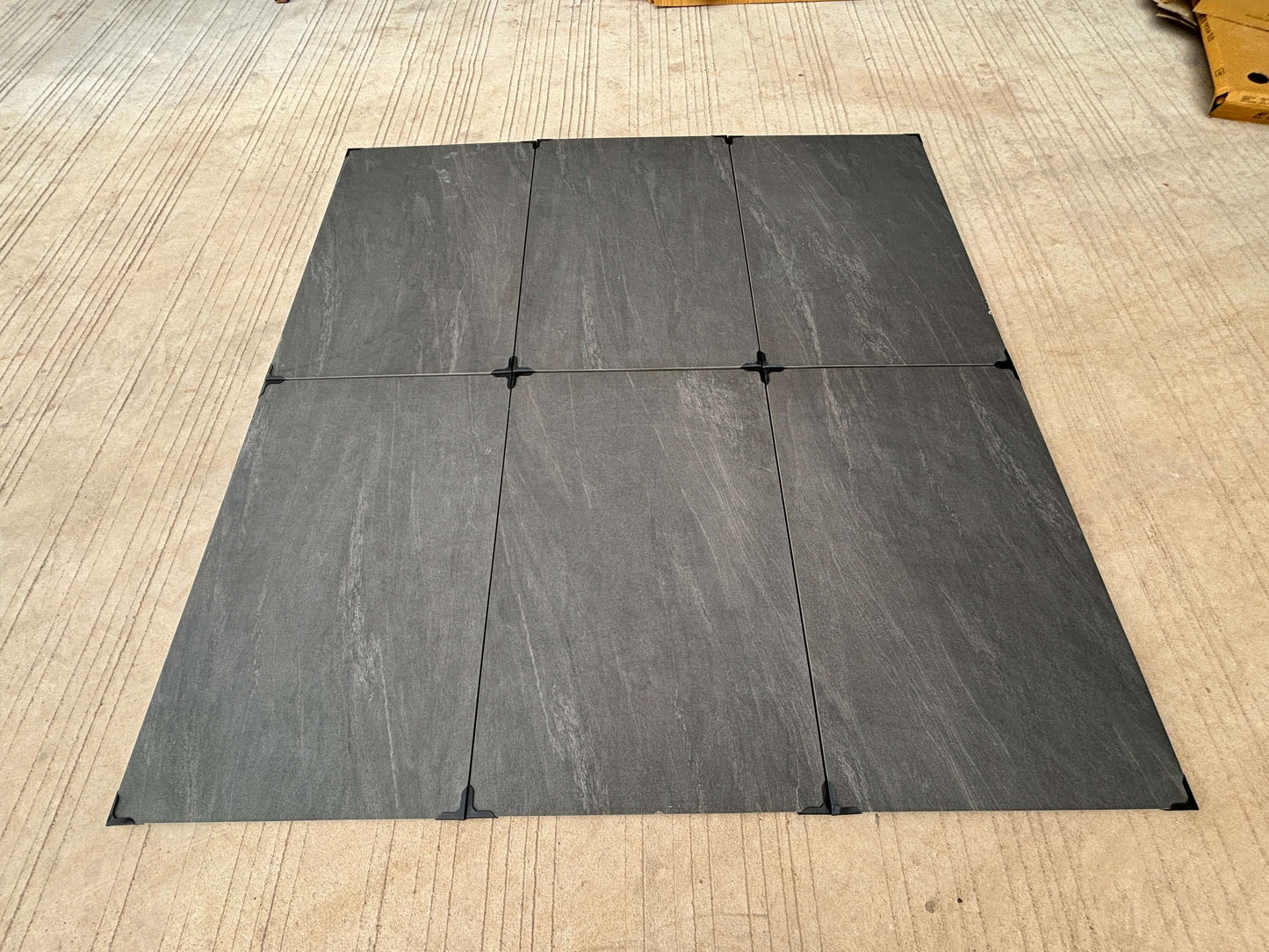 Anthracite Dark non-slip porcelain slabs surface UK