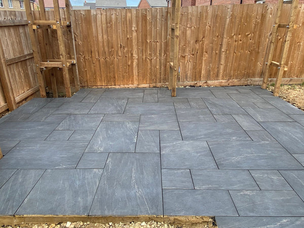Contemporary Manchester Midnight Porcelain Slabs for Landscaping