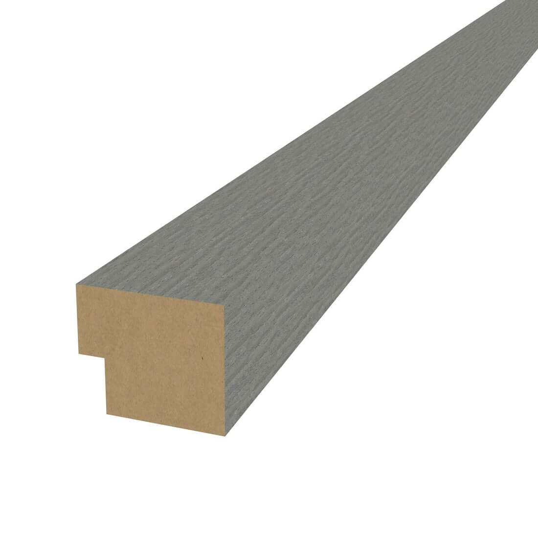 Grey acoustic wall panel end bar edging trim 2.4 m