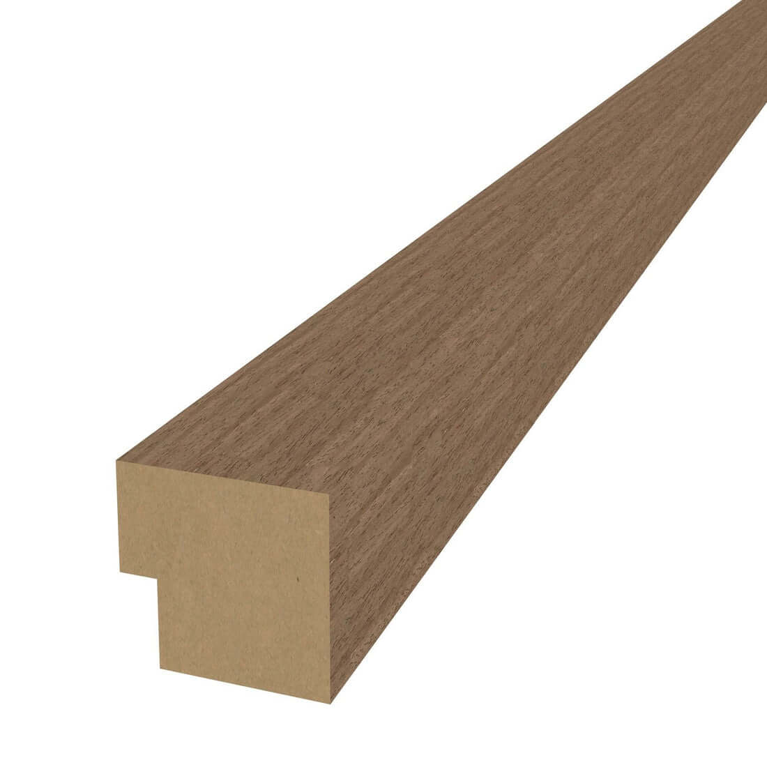 Walnut acoustic wall panel end bar edging trim 2.4 m