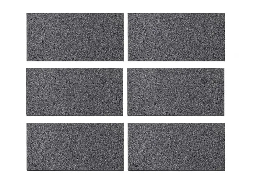 Basalt porcelain cobblestones and low-maintenance patio paving tiles UK