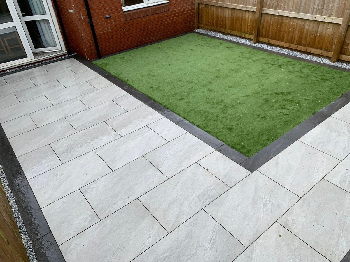Shadow Grey Porcelain Paving Slabs 900x600x20 MM (21.6 SQM, 40 Slabs Per Pack)