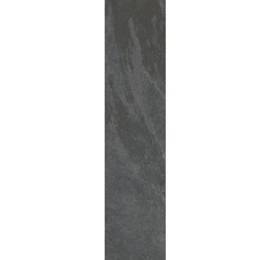 Manchester Midnight porcelain border plank, sleek dark edging for modern patios.