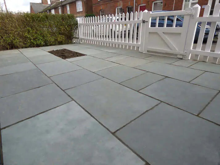 Tandur Grey limestone patio slabs near me for garden landscape paving