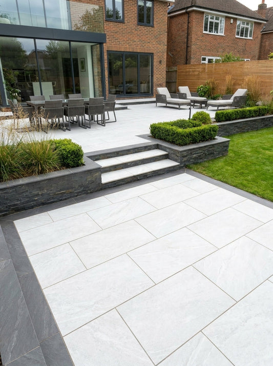 Comparing pressure washing and chemical cleaning methods for natural stone paving