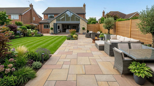 Removing rust stains from paving caused by furniture or fertiliser