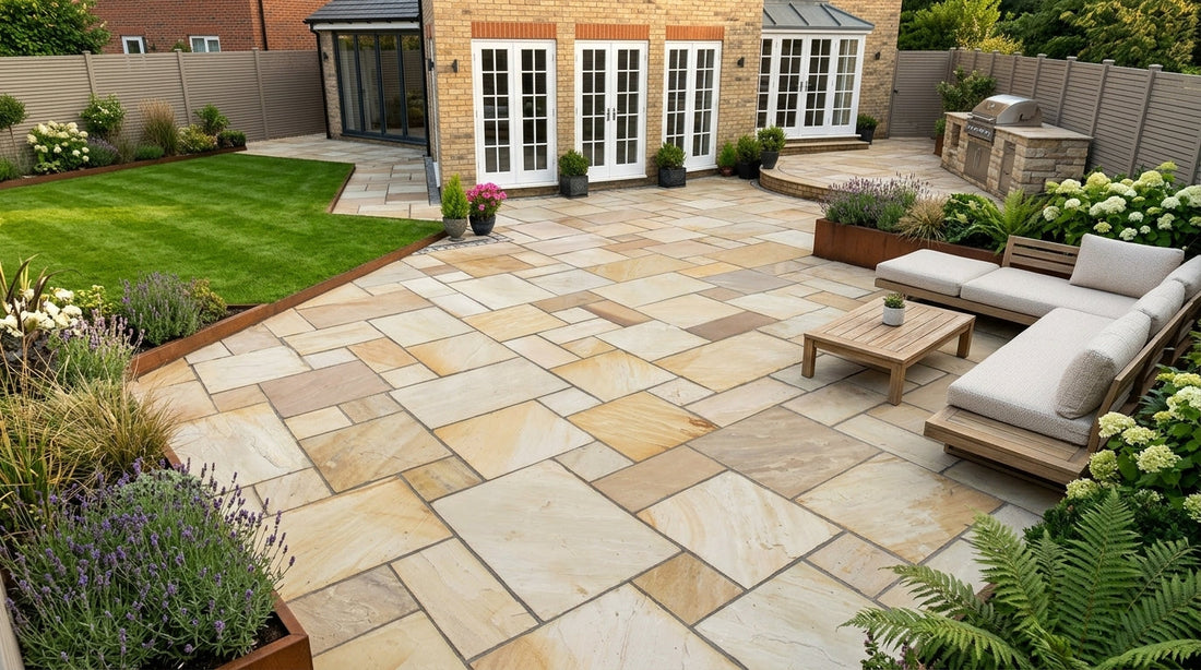 How to Prevent and Clean White Efflorescence on Indian Sandstone Patios