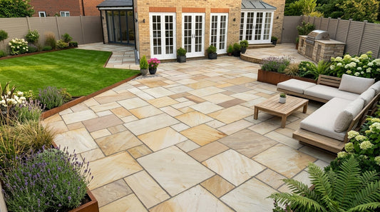 How to Prevent and Clean White Efflorescence on Indian Sandstone Patios