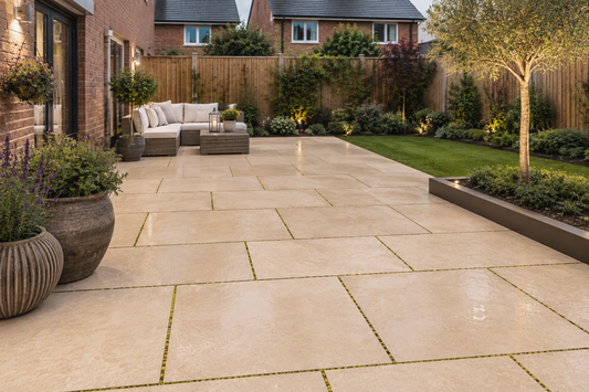 Removing and preventing moss, lichen and weeds in patio paving joints