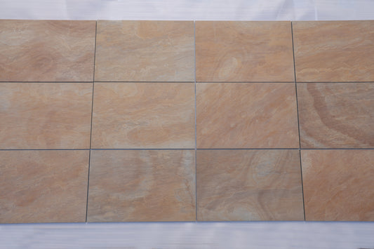 Buff Porcelain Paving Slabs 900x600x20 mm (21.6 SQM, 40 Slabs Per Pack)