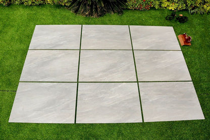 Anthracite Lite Porcelain Paving Slabs 600x600x20 mm (21.6 SQM, 60 Slabs Per Pack)