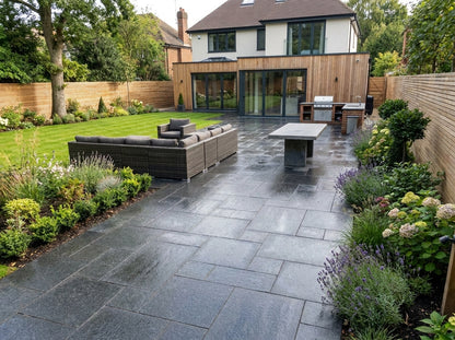 Black Granite Paving Mix Patio Pack 20 MM