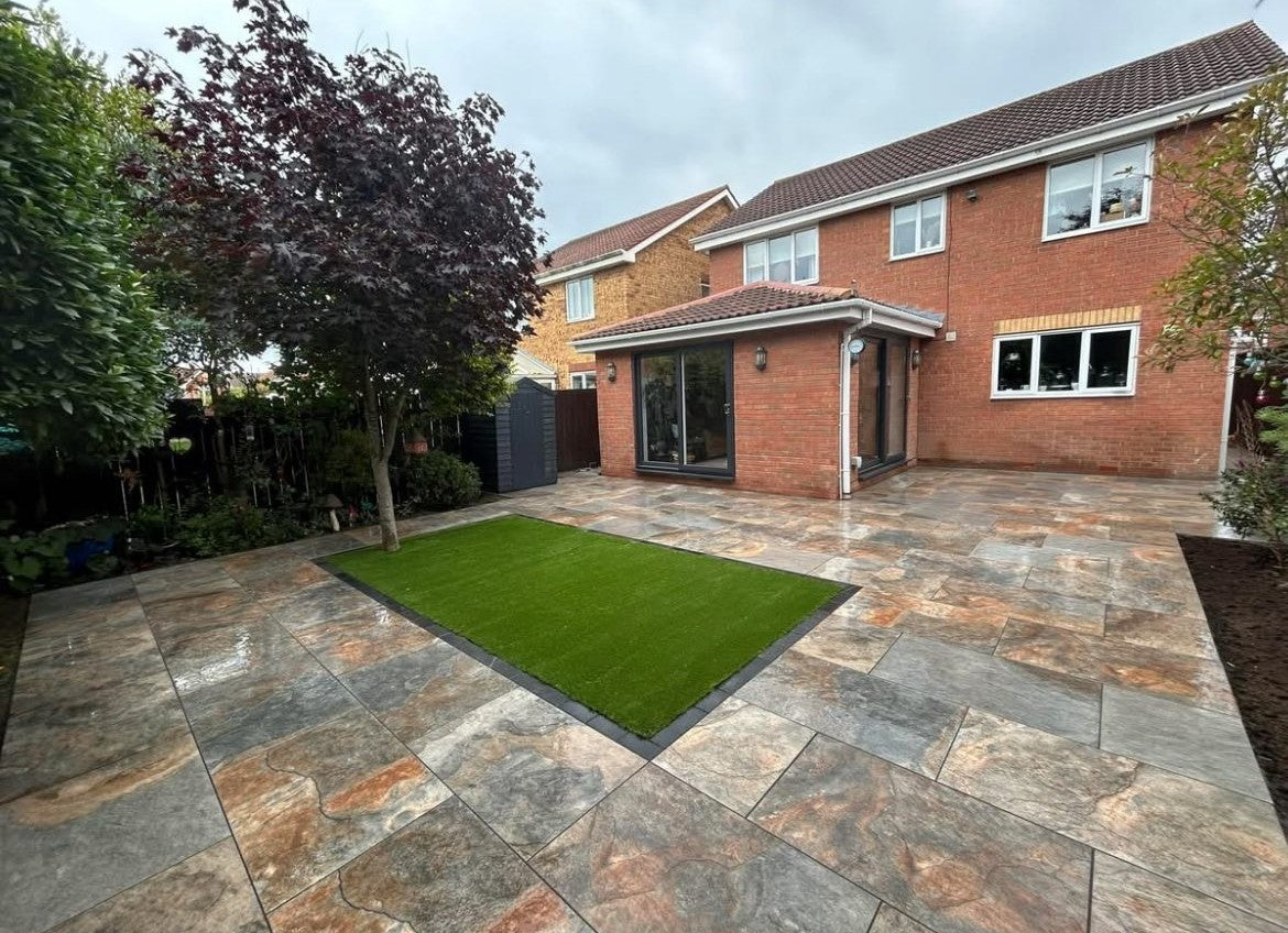 Exeter Bronze Porcelain Paving Slabs 900x600x20 MM (21.6 SQM, 40 Slabs Per Pack)