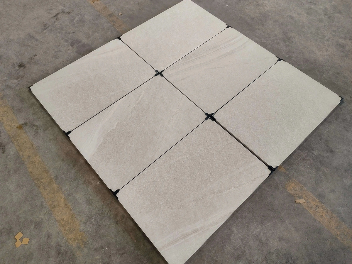 Cutstone sand porcelain paving slabs and premium patio slabs UK for modern gardens