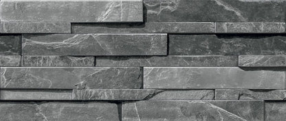 European Black 600x150 Porcelain Wall Cladding