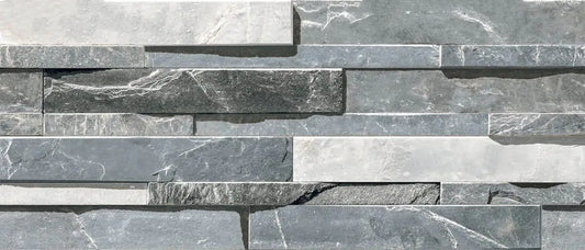 European Grey 600x150 Porcelain Wall Cladding - Luxury Gardens