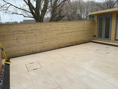 Canterbury Beige Porcelain Paving Slabs 900x600x20 MM (21.6 SQM, 40 Slabs Per Pack)