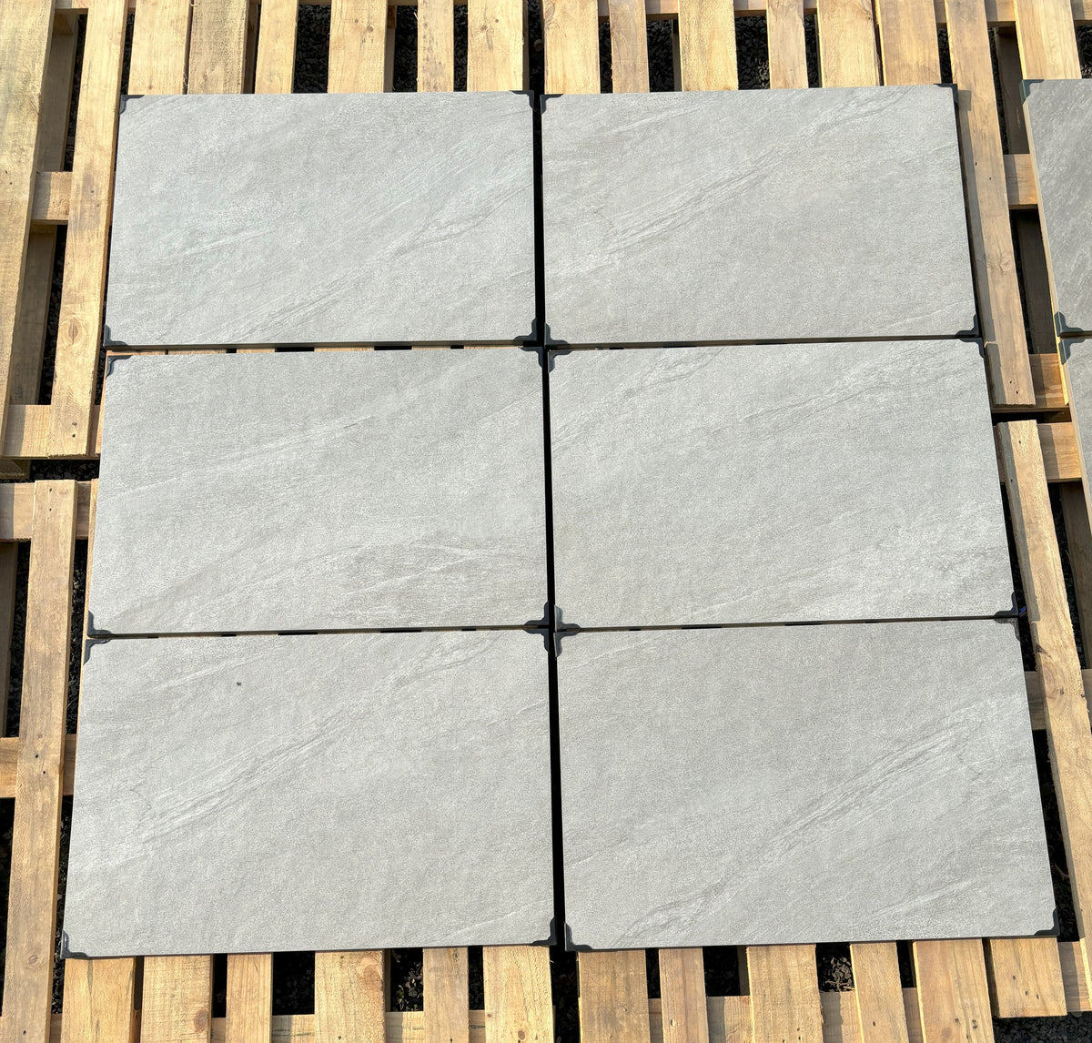 Shadow Grey Porcelain Paving Slabs 900x600x20 MM (21.6 SQM, 40 Slabs Per Pack)