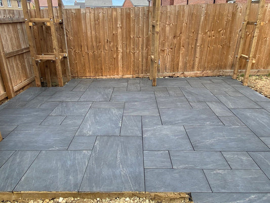 Contemporary Manchester Midnight Porcelain Slabs for Landscaping