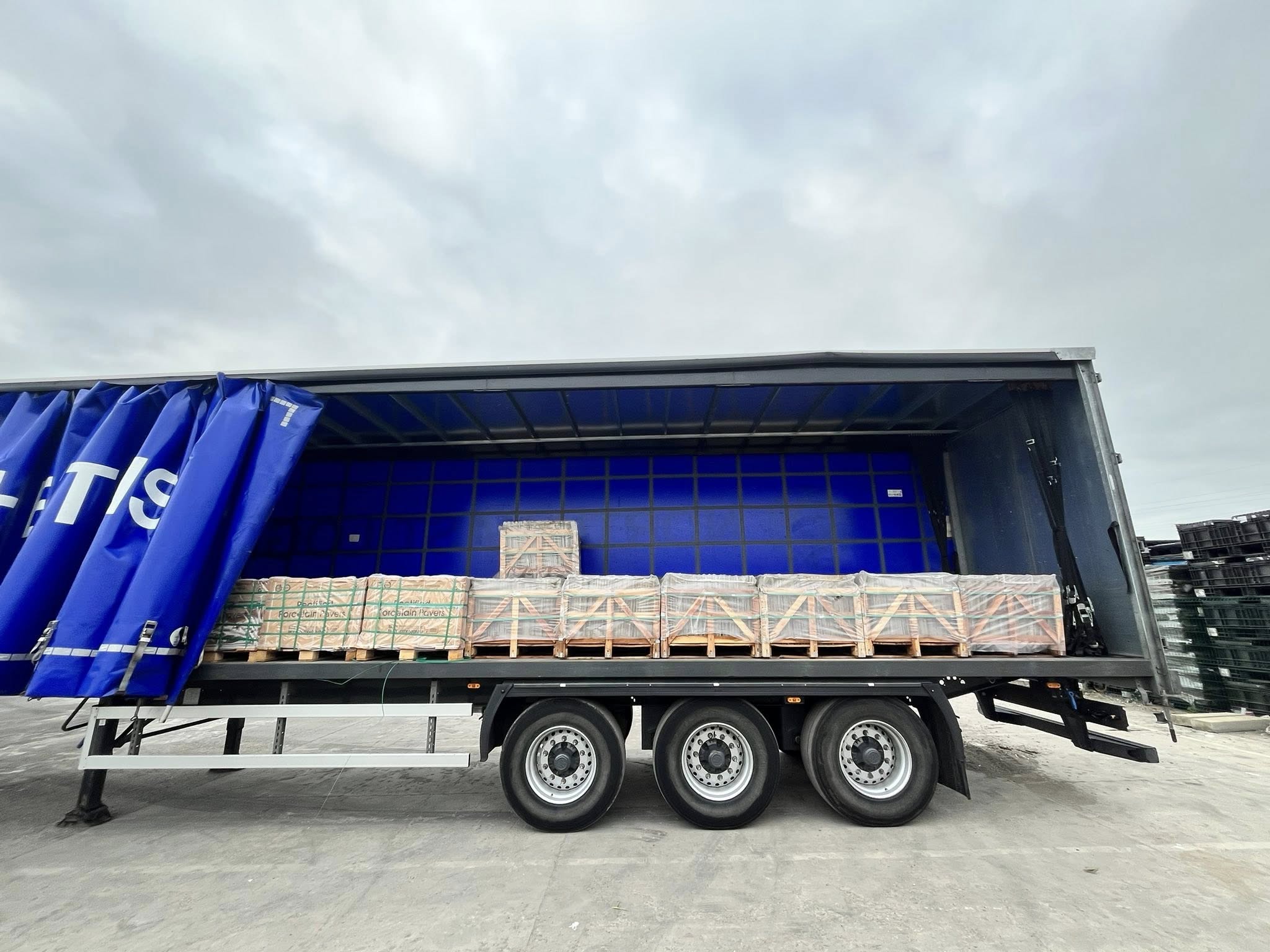 Granite paving slabs nationwide transport UK