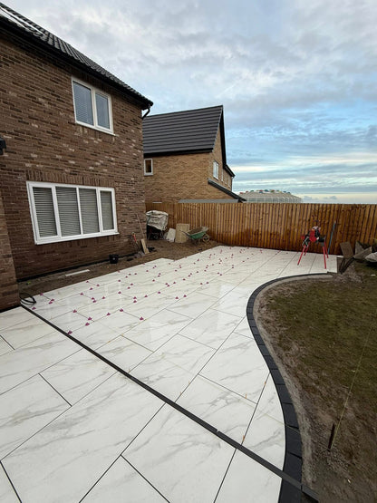 Glasgow Marble Porcelain Paving Slabs 900x600x20 MM (21.6 SQM, 40 Slabs Per Pack)