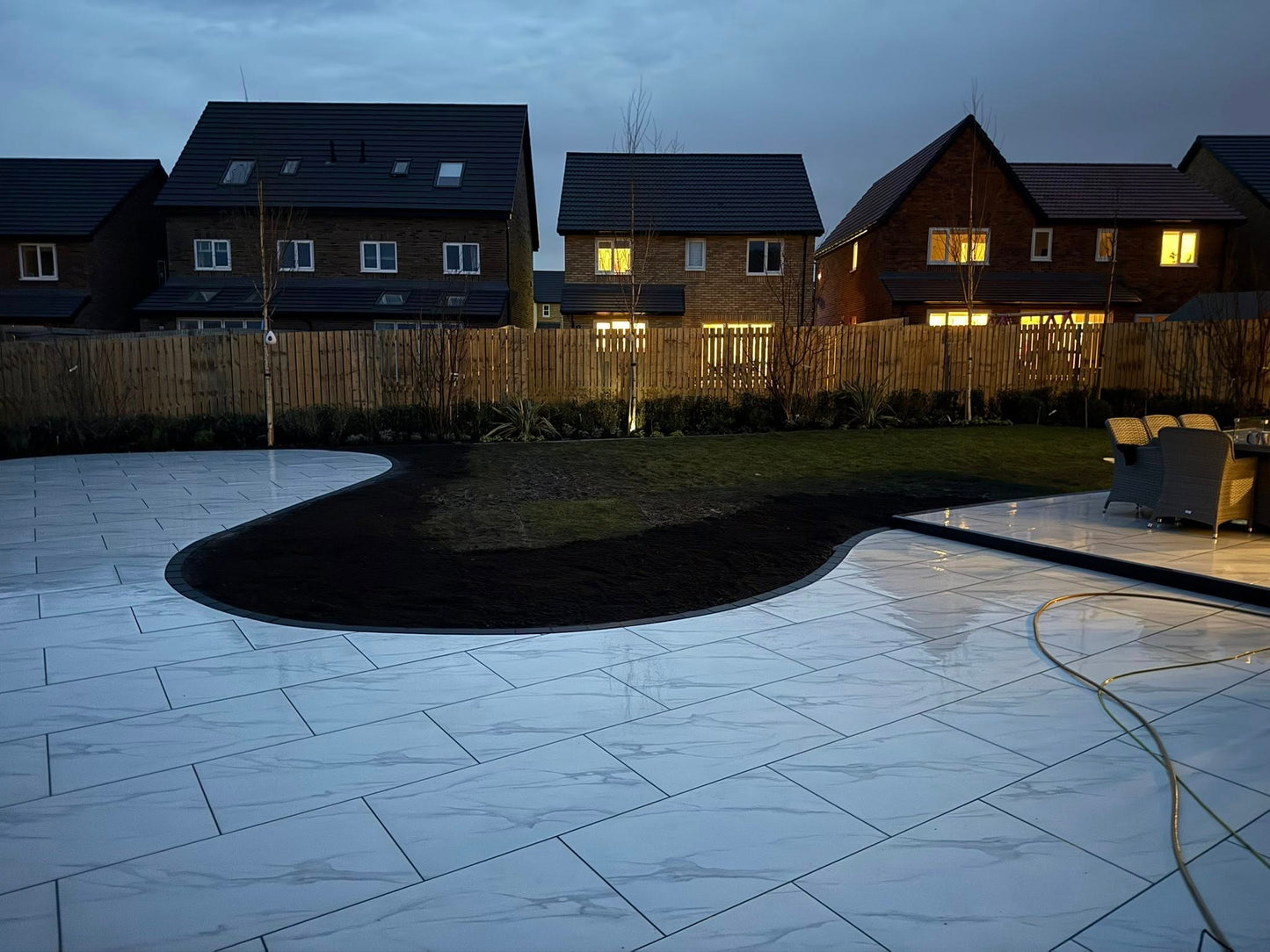 Glasgow Marble Porcelain Paving Slabs 900x600x20 MM (21.6 SQM, 40 Slabs Per Pack)