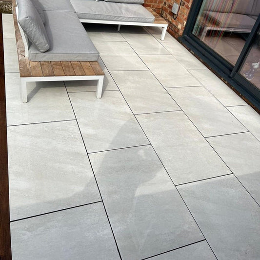Contemporary Yorkstone White Paver Slabs – UV and Frost Resistant