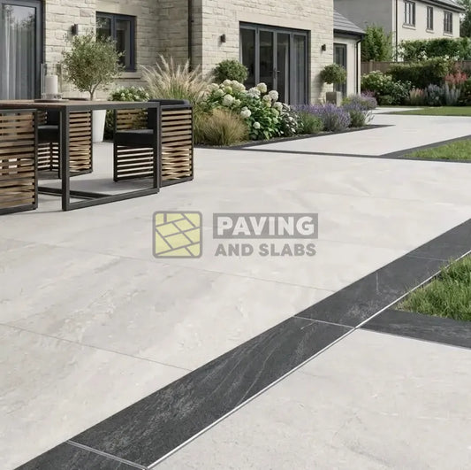 Anthracite dark edging planks 900x200 for modern garden path borders and paving slabs UK