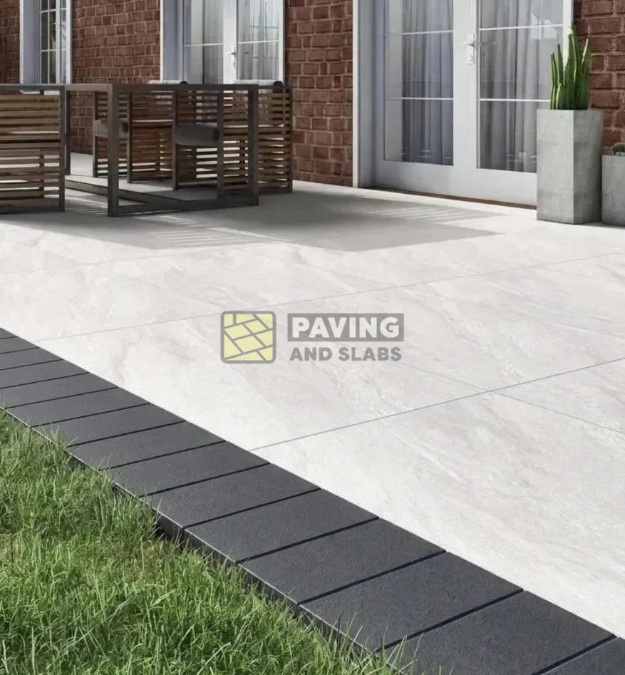 Anthracite dark edging setts 200x100 for driveway borders and patio paving slabs near me