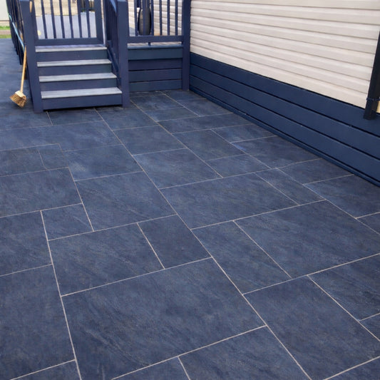 Anthracite Dark Porcelain Patio Slabs 20 MM (21.06 SQM, 72 Slabs Per Pack)