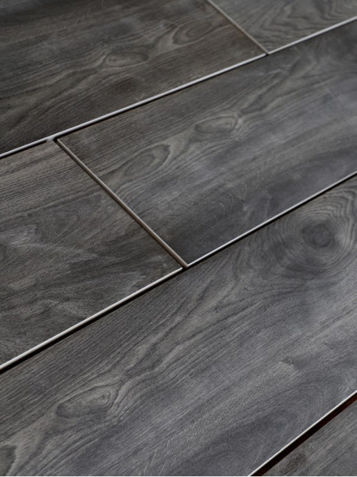 Anthracite Wood Porcelain Paving Planks 300x1200x20 mm (23.04 SQM, 64 Slabs Per Pack)