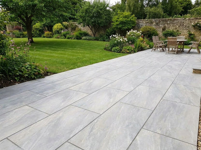 Anthracite Lite Porcelain Paving Slabs 600x600x20 mm (21.6 SQM, 60 Slabs Per Pack)
