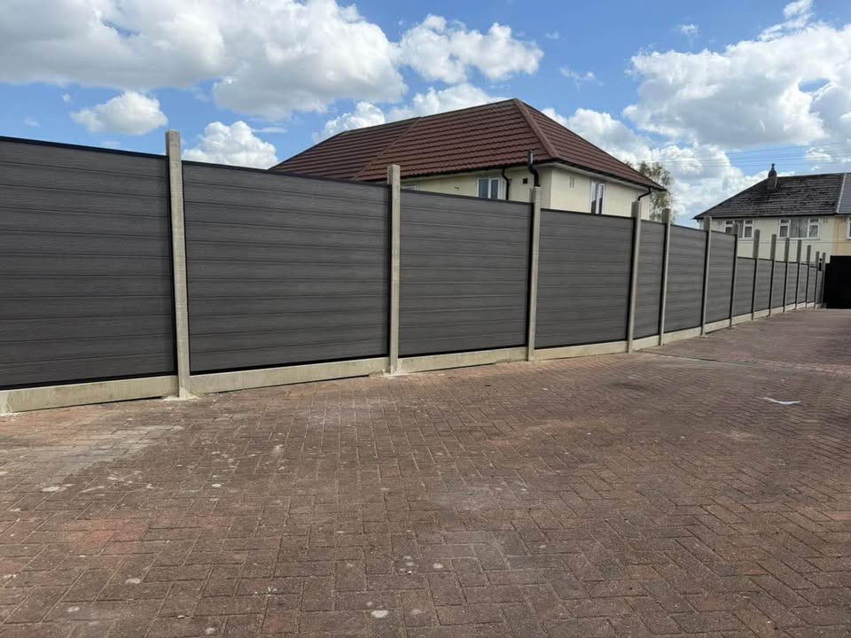 Premium Composite Fencing Panel Kit Black