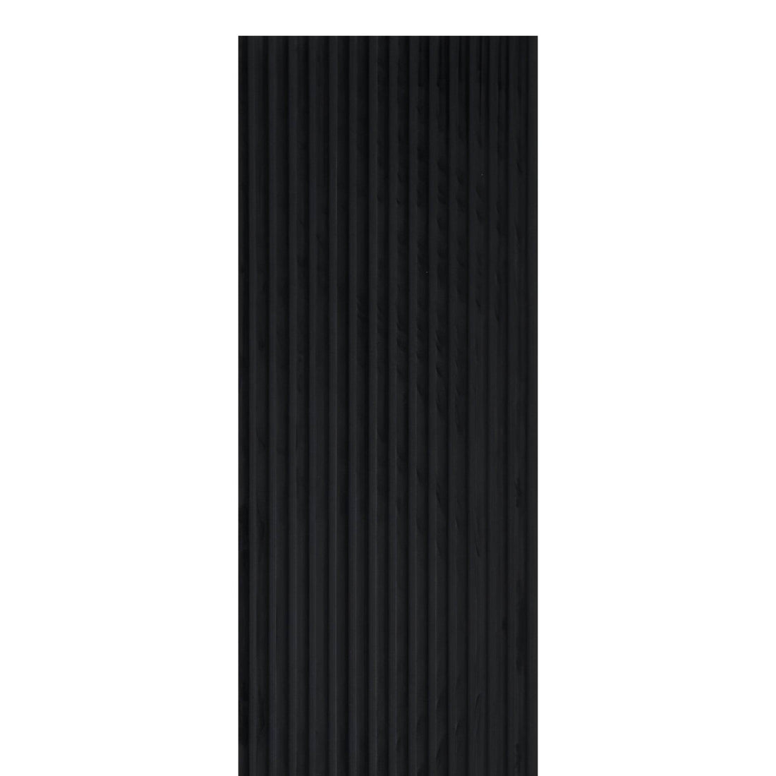 Black curved wall panel 240cm x 60cm for contemporary room interiors