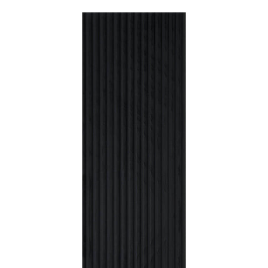 Black curved wall panel 240cm x 60cm for contemporary room interiors