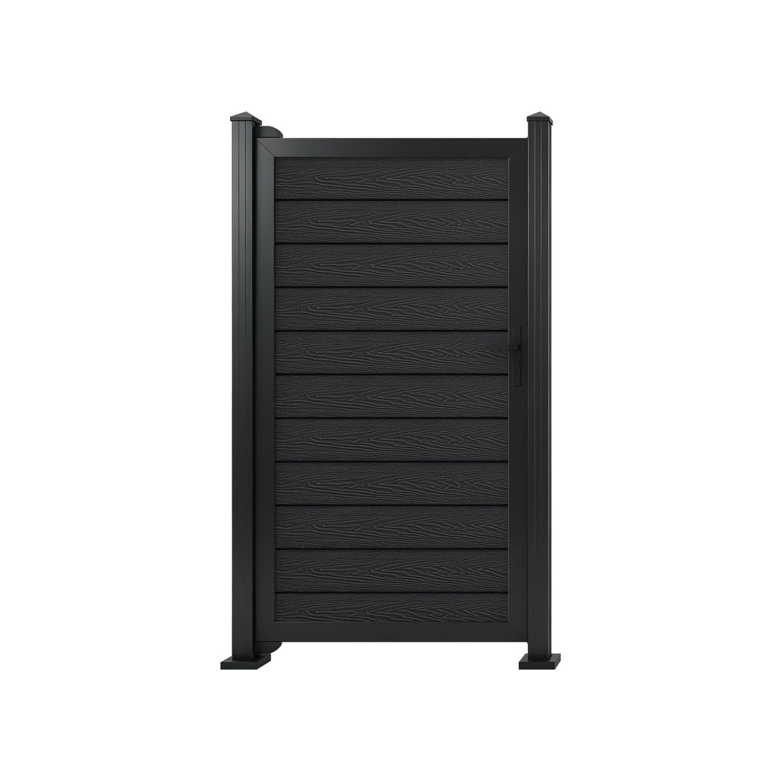 Black Woodgrain Composite Fence Standard Gate Kit | 950 x 1753mm