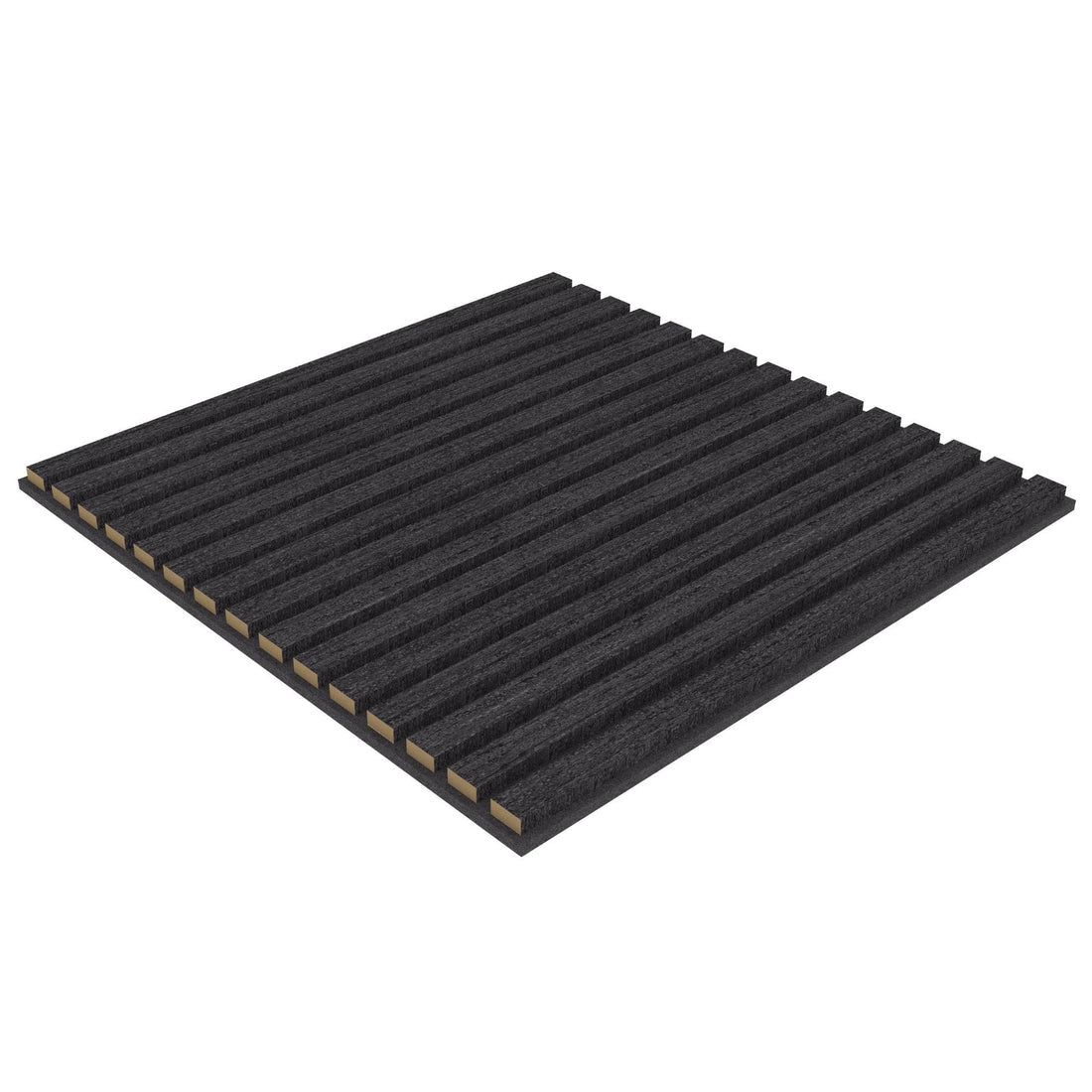 Black decorative wall panel 60cm x 60cm for contemporary spaces
