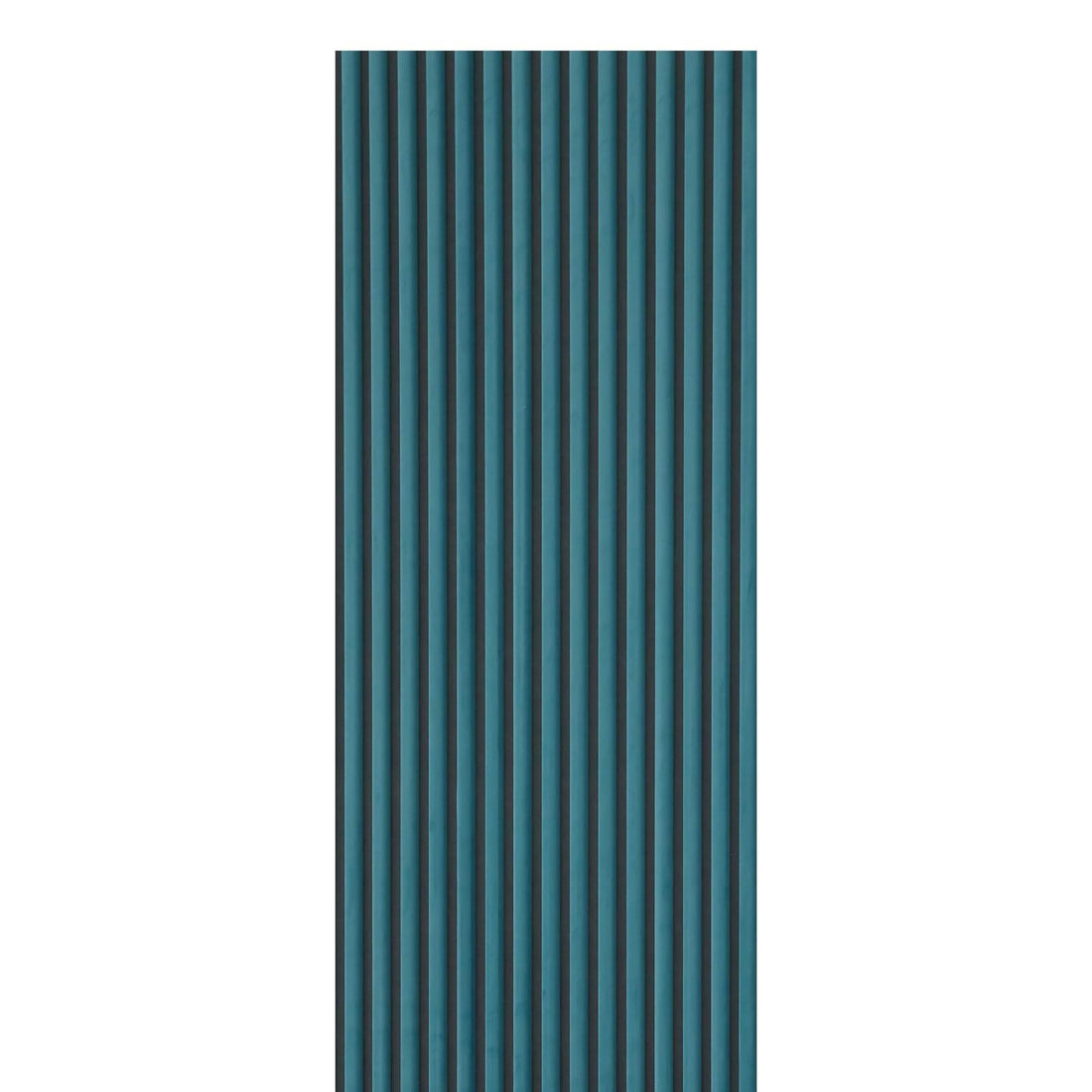 Blue curved wall panel 240cm x 60cm for decorative interior design