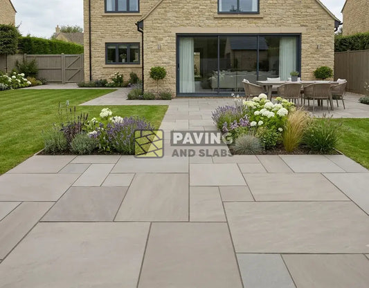Bristol Green outdoor porcelain patio pack paving slabs UK for modular garden landscaping