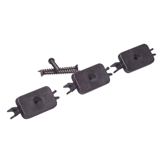 6mm plastic fast clip set for composite decking, designed for easy board spacing and fixing