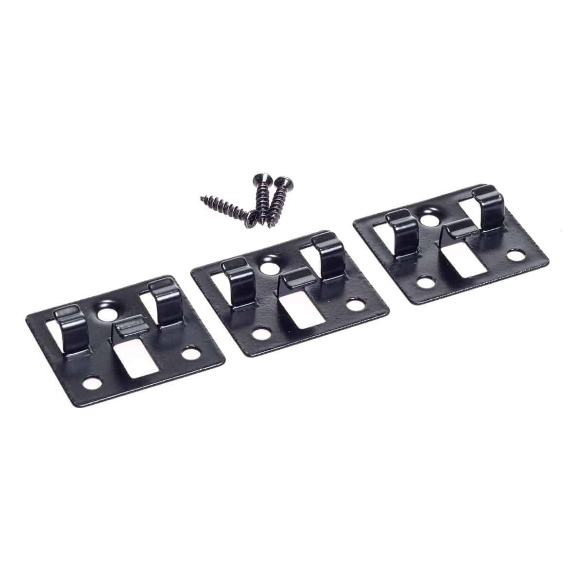 3mm metal FastClip set for composite decking, including clips and screws for hidden fixing