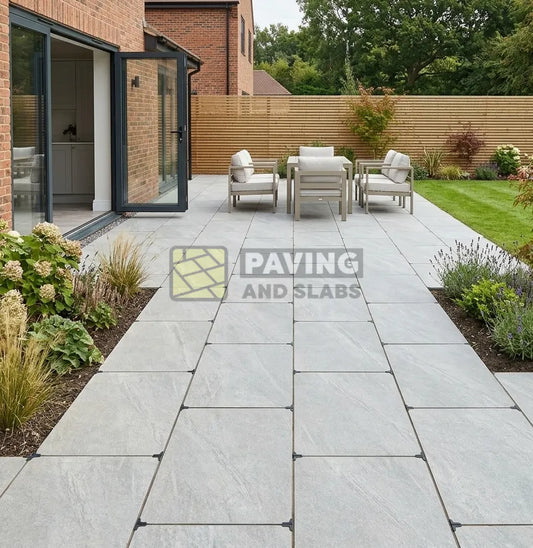 County LGY outdoor porcelain paving slabs 900x600 UK for contemporary garden patios