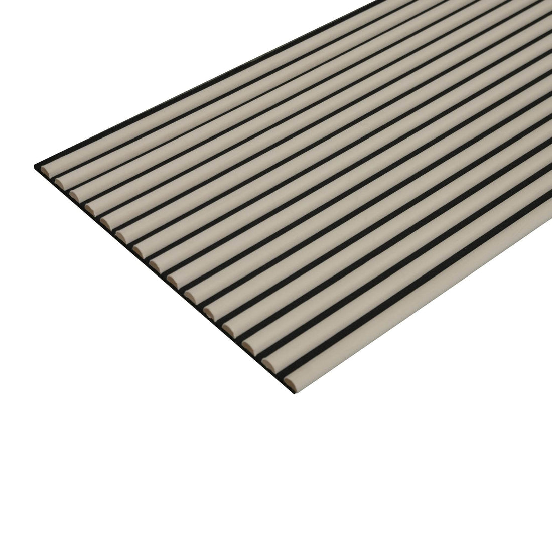 Cream curved wall panel 240cm x 60cm for luxury interior design