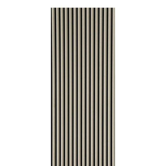Cream curved wall panel 240cm x 60cm for elegant interior spaces