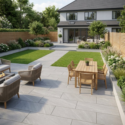 Coventry Grey Porcelain Paving Slabs 900x600x20 MM (21.6 SQM, 40 Slabs Per Pack)