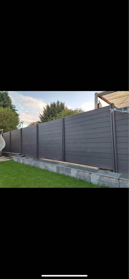 Premium Composite Fencing Panel Kit Black