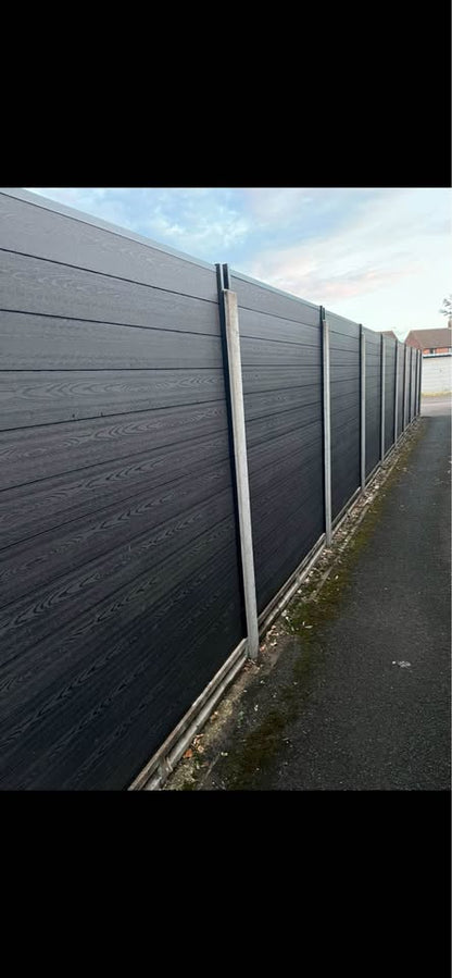 Premium Composite Fencing Panel Kit Black