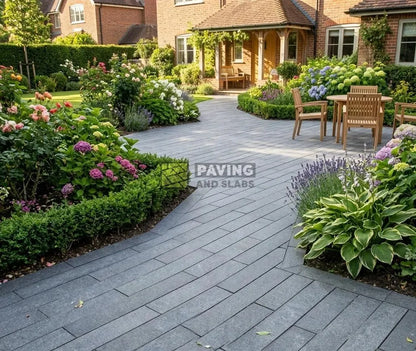 Granite planks 900x200 paving slabs UK linear stone for garden pathways and patios