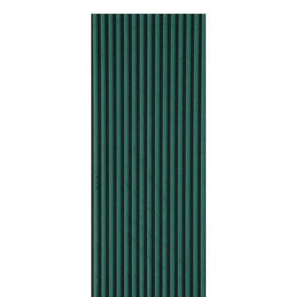 Green curved acoustic wall panel 240cm x 60cm for interior decor