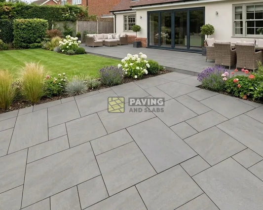 HS Grey porcelain paving slabs patio pack UK for outdoor garden patio landscaping